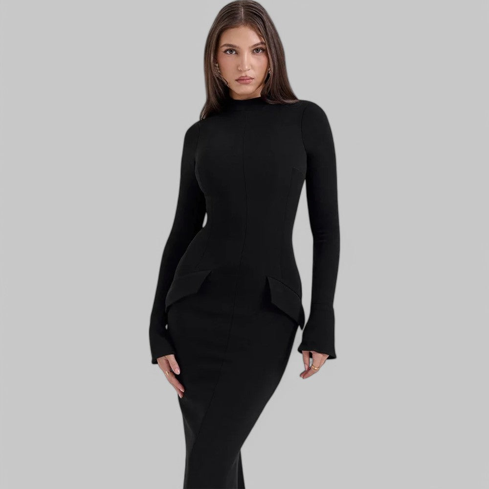 Women's Elastic Bodycon Maxi Dress