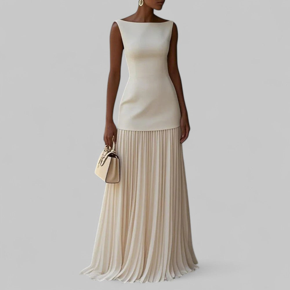 Graceful Refined Flowy Maxi Dress